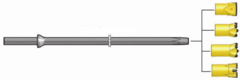 34mm 8 Buttons Chinsese Manufacture Jack Hammer Drill Bits